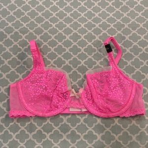 Victoria’s Secret Unlined Lace Pink 32B NWT